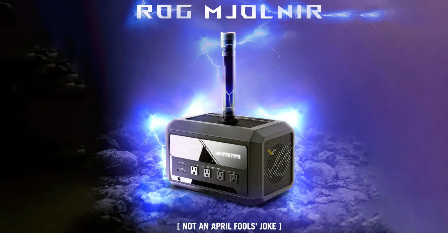 Bukan April Mop, ROG Bakal Rilis Power Station Bentuk Palu Mjolnir! 12 ROG MJOLNIR