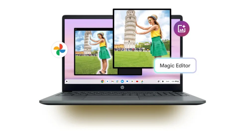 Fitur-fitur AI Baru Chromebook Plus Diumumkan, Siap Saingi Copilot+ PC 3 2 Magic editor