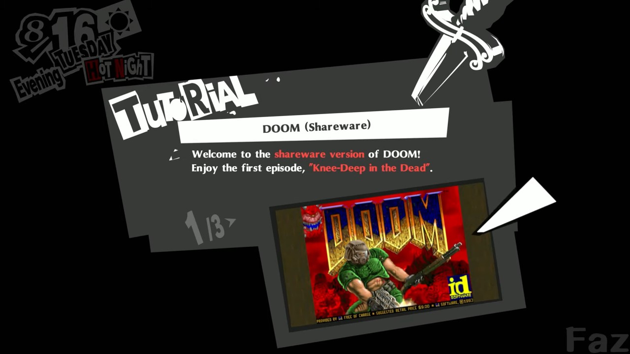 Berkat Modder, DOOM Klasik Kini Bisa Dimainkan di Persona 5 Royal 13 2c24be10bcad2833bf96138672d2d82b