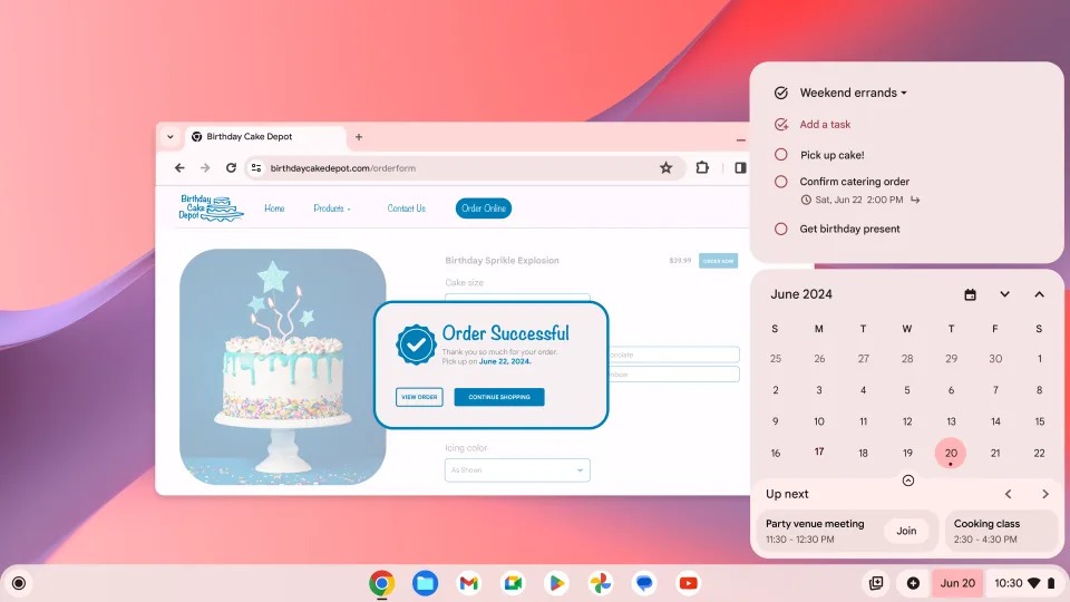 Fitur-fitur AI Baru Chromebook Plus Diumumkan, Siap Saingi Copilot+ PC 5 Google Task