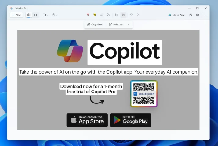 Update baru snipping tools di Windows 11