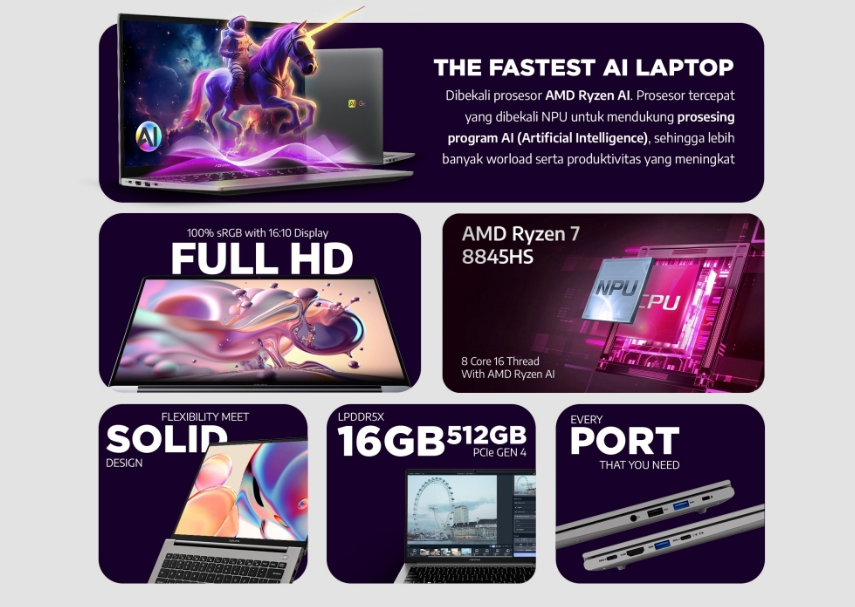 Spesifikasi Advan AI-Gen