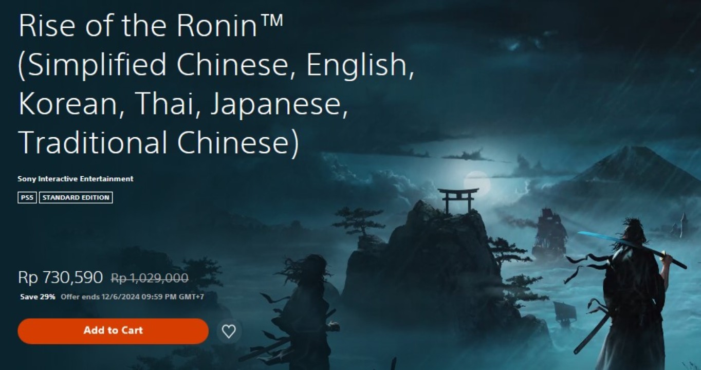 Playstation Gelar Diskon Besar-Besaran Days of Play, Rise of the Ronin Kini “Murah”! 12 f19e023d78a0d1747cd33be8a1bf6b48