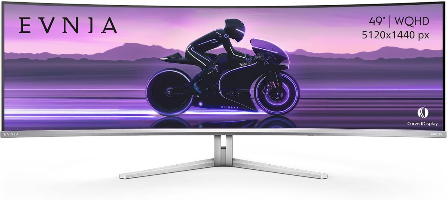 Philips Kenalkan Monitor Gaming EVNIA Berdesain Lengkung dengan QD-OLED 13 Philips Evnia 49M2C8900 QD OLED