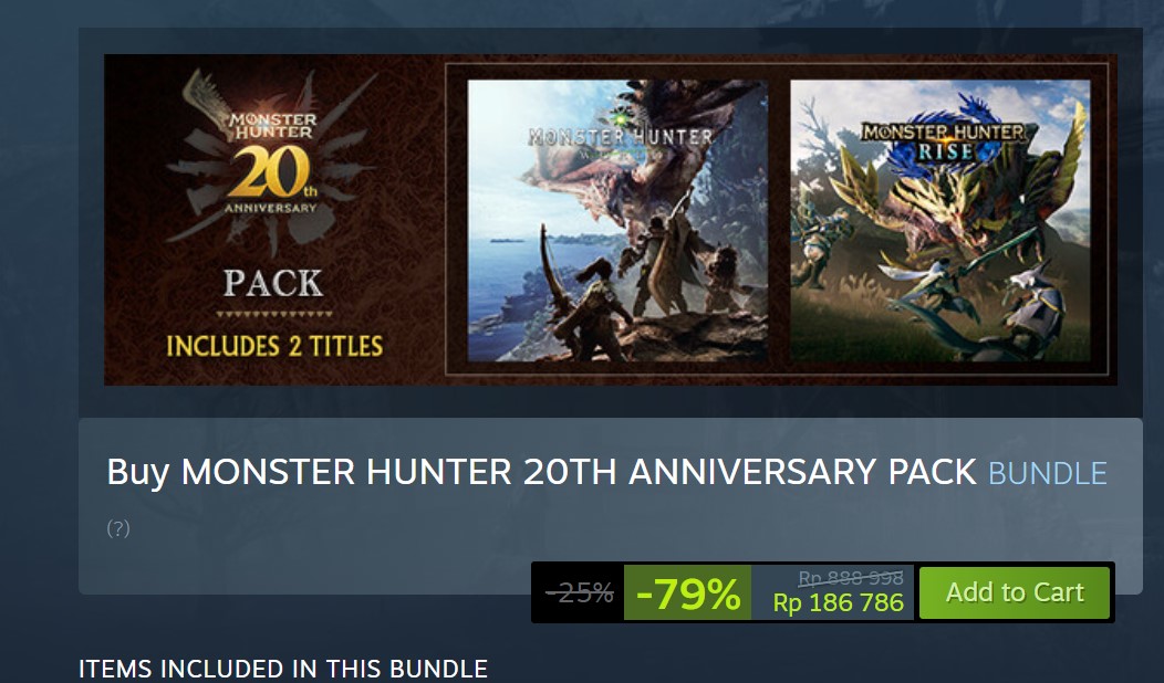 Bundle Monster Hunter: World + Monster Hunter Rise Cuma 180 Ribu Rupiah di Steam! 3 1bb255cf75c665e5af758f1c7cf51142