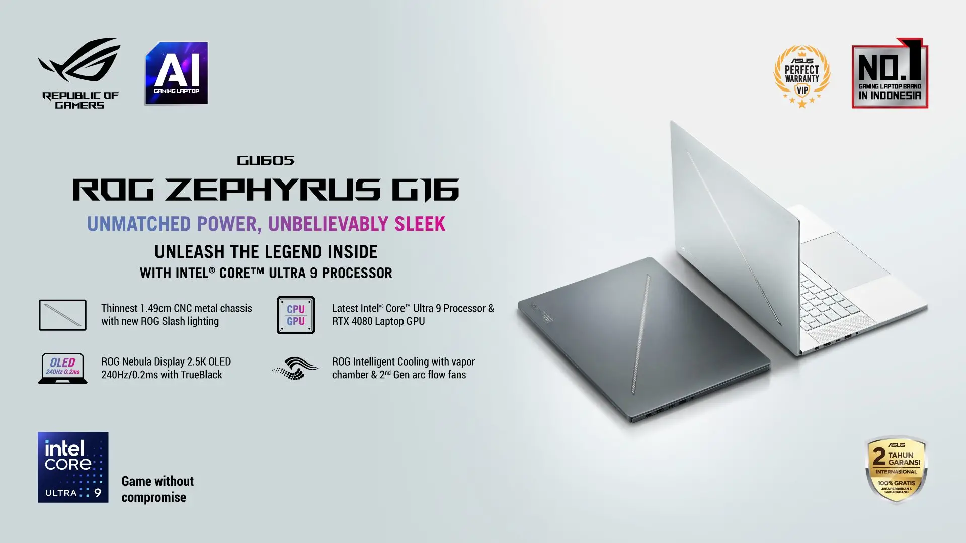 Review ASUS ROG Zephyrus G16 2024 (GU605): Laptop Idaman Semua Orang! 3 GU605 2024 INTEL 3840x2160px 3