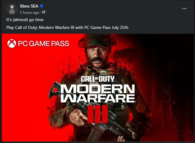 Call of Duty: Modern Warfare 3 Masuk PC Game Pass Indonesia Besok! 4 010e4b0f0d4f81d5d4999e159ecf3db1