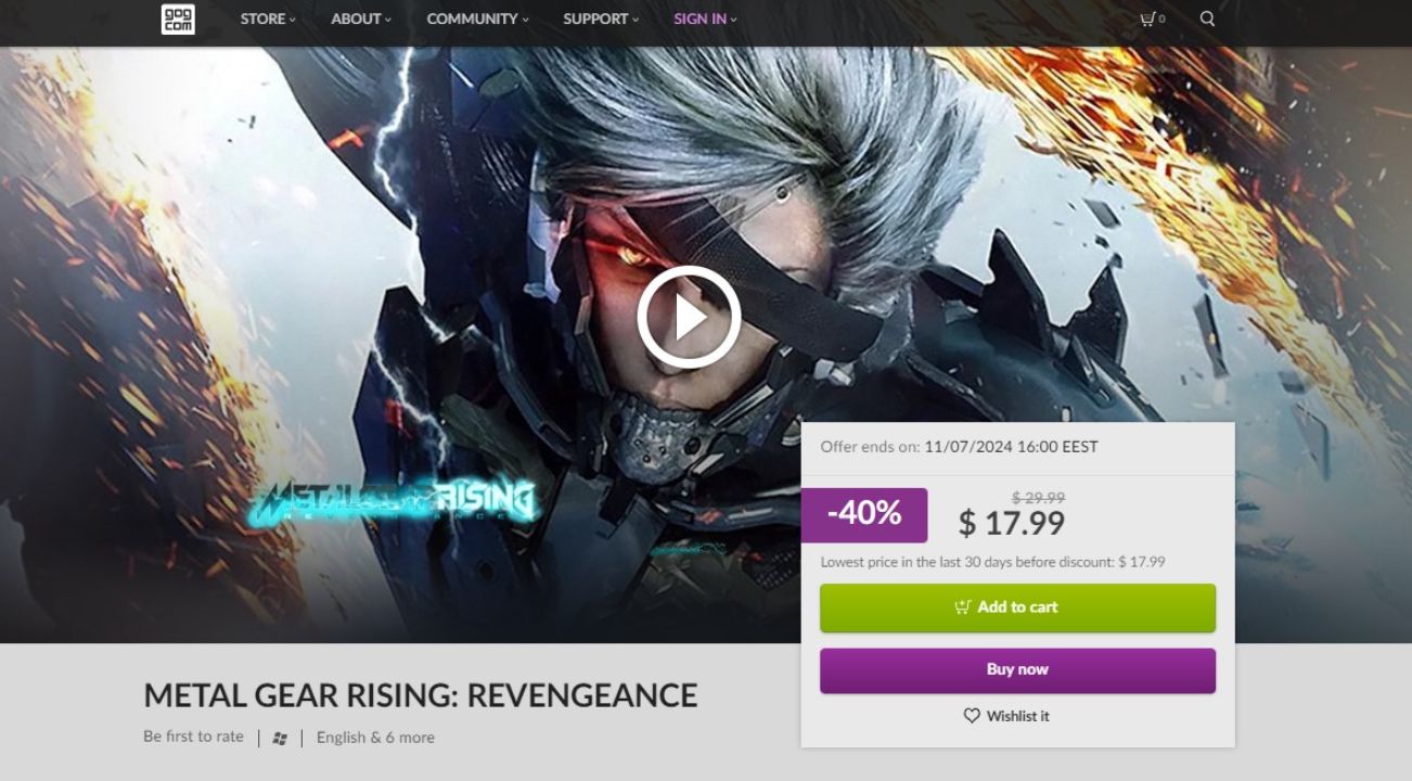 Metal Gear Rising: Revengeance PC Rilis via GOG, Indonesia Tetap Kena REGION LOCK! 5 1f2b1c67c4e99efaf4680fa3315df085