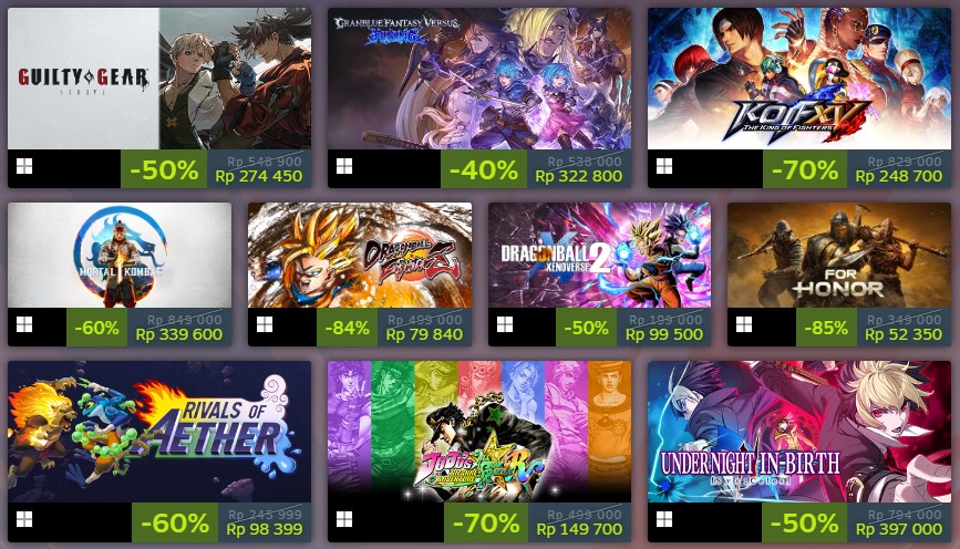 Sambut EVO 2024, Steam Diskon Besar-Besaran Game Fighting! 10 5c3122c26708ead93377cdae65bd798b