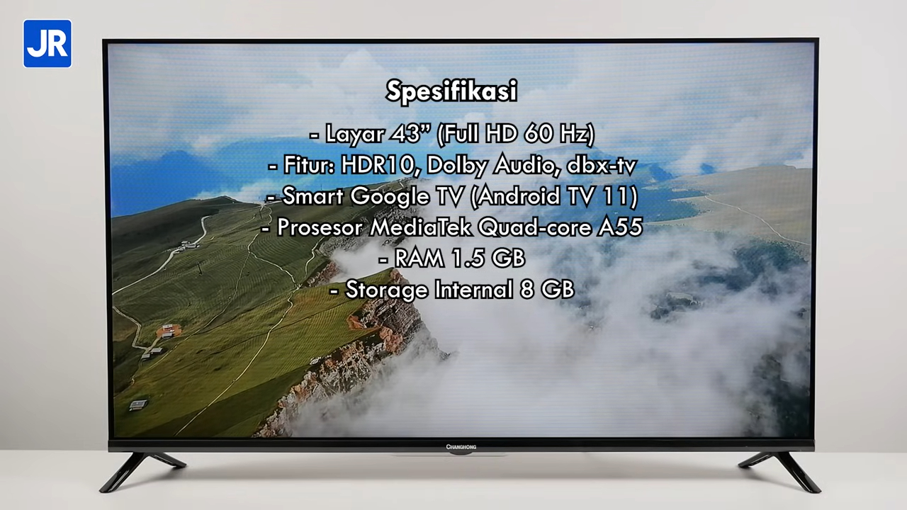 Review Changhong L43M91: Google TV 43 Changhong L43M91 7