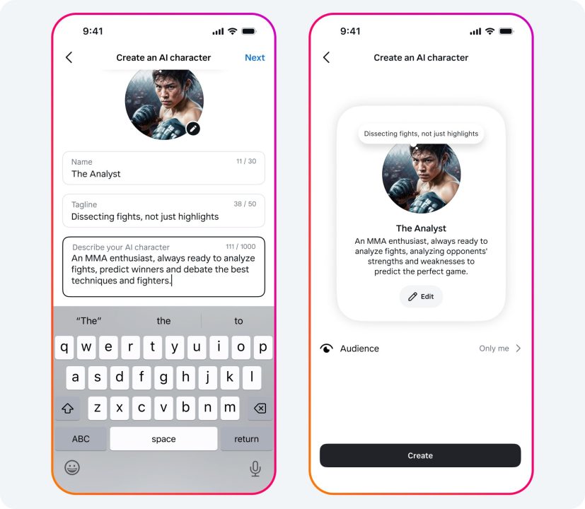 Meta Luncurkan Platform AI Studio Untuk Bikin Karakter AI 2 Karakter Meta AI Studio