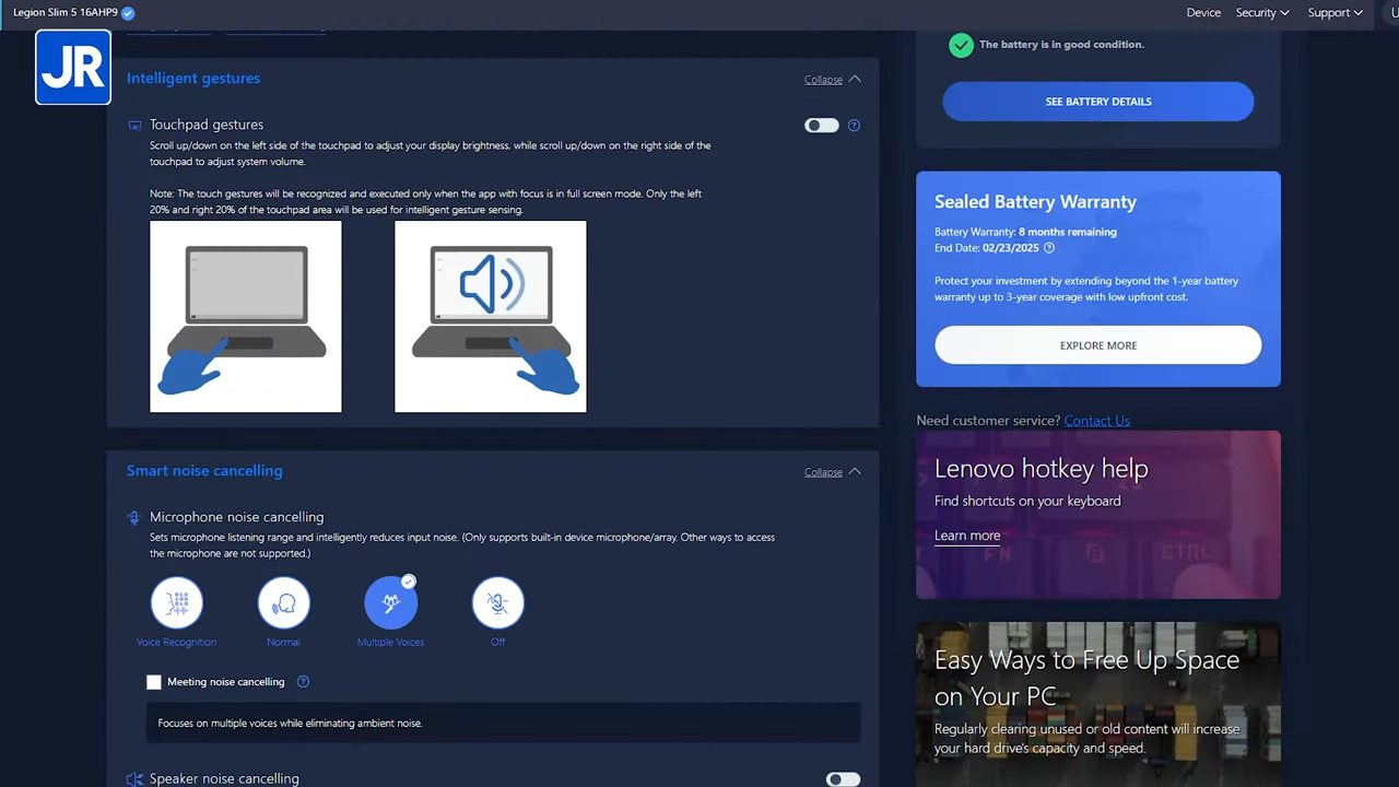 Lenovo Legion Slim 5 AMD 2024 21