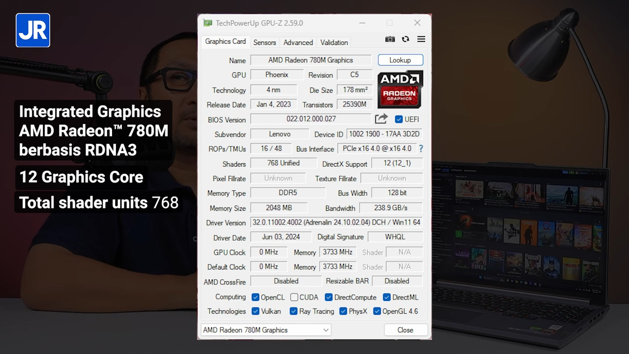 Lenovo Legion Slim 5 AMD 2024 3
