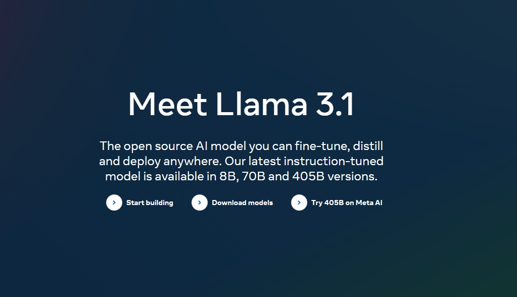 Meta Umumkan Llama 3.1, Diklaim Lebih Hebat dari GPT-4o 1 Meta llama 3.1