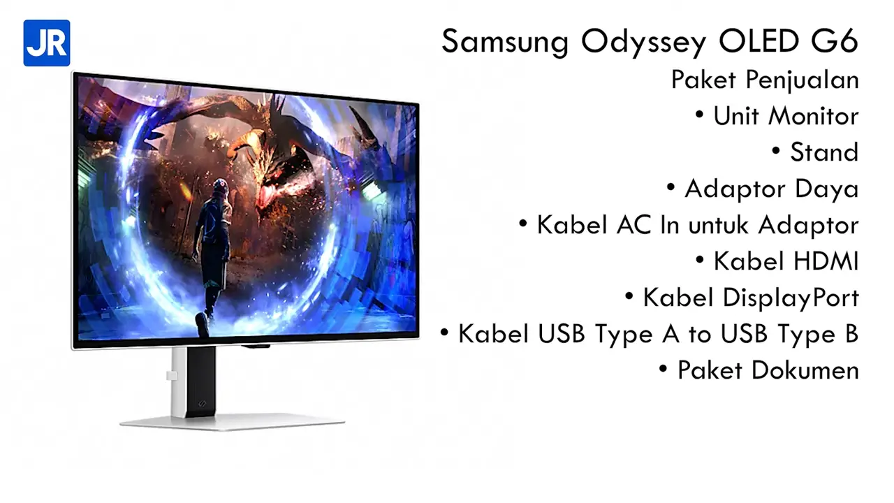 Review Samsung Odyssey OLED G6: Monitor OLED 360 Hz untuk HDR10+ Gaming 4 Samsung Odyssey OLED G6 3