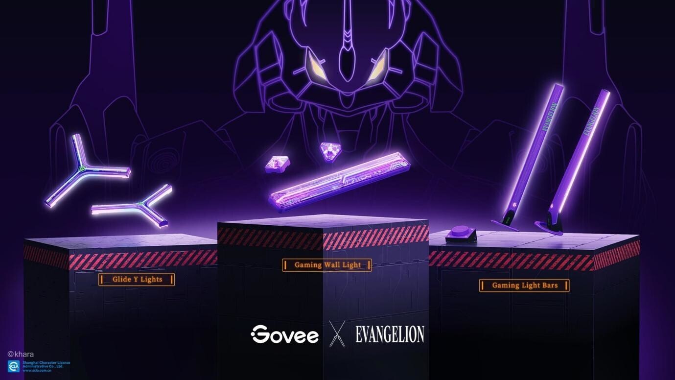 Govee Luncurkan Lampu Gaming Edisi Spesial Bertema Evangelion 1 Govee x EVANGELION Gaming Light