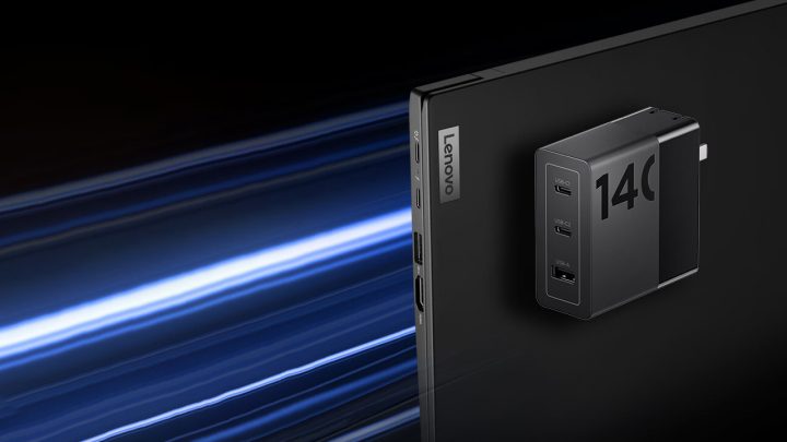 Lenovo Luncurkan ThinkPlus GaN Adapter Charger Dengan Output Daya Hingga 140 W 1 Lenovo ThinkPlus GaN Charger