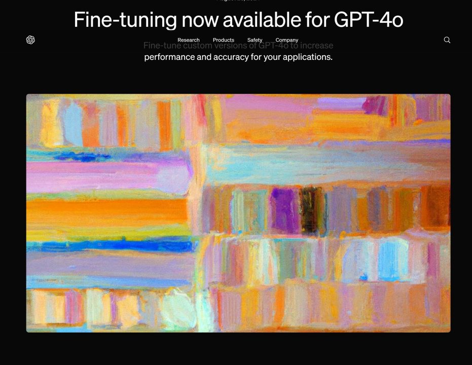 GPT-4o Kini Dapatkan Fitur Fine Tune 1 GPT-4o Fine Tune