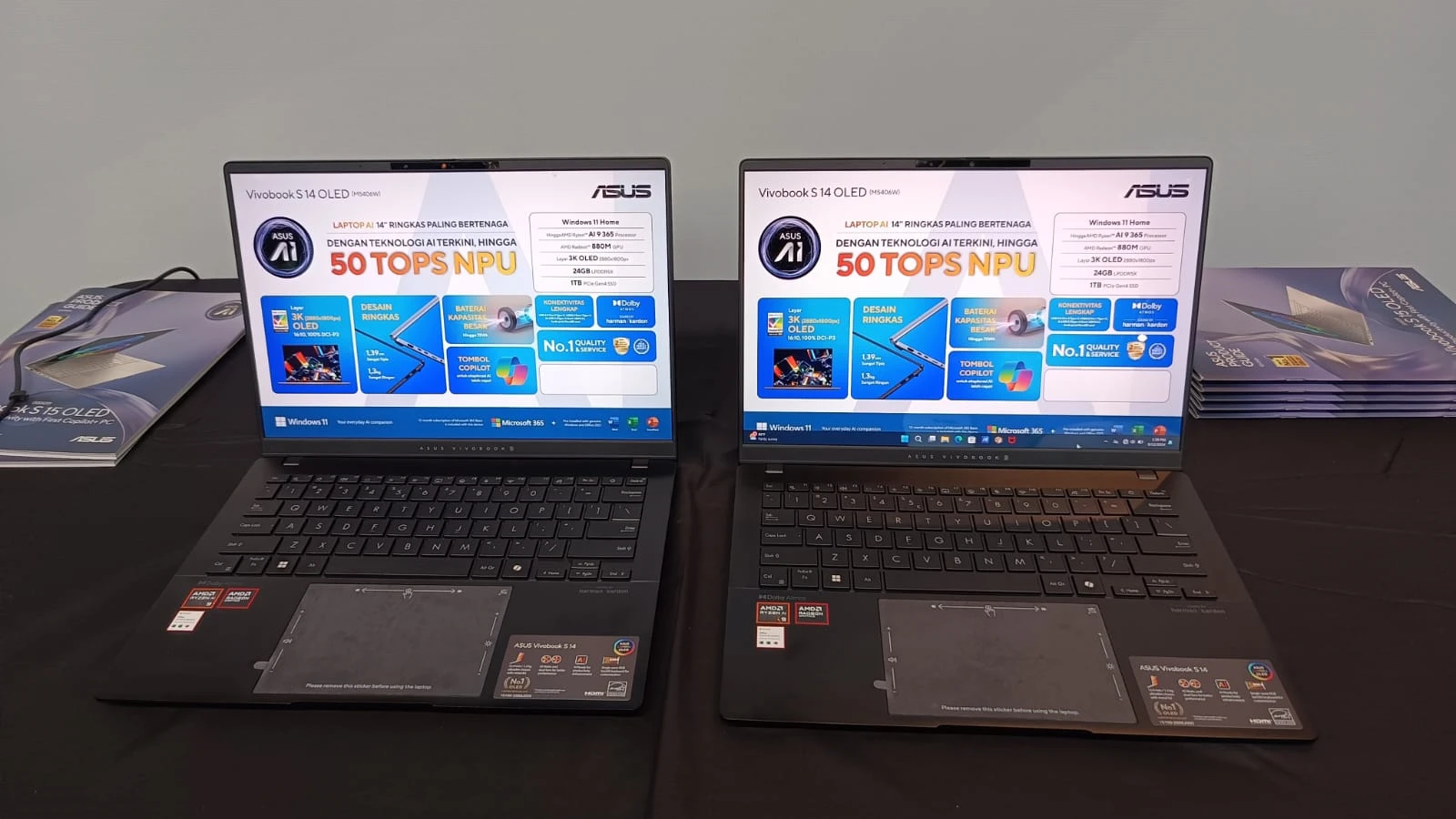 ASUS Vivobook S 14 OLED (M5406WA) Rilis, Kini Dibekali Ryzen AI 300 Series! 1 ASUS Vivobook S14 OLED M5406WA 1