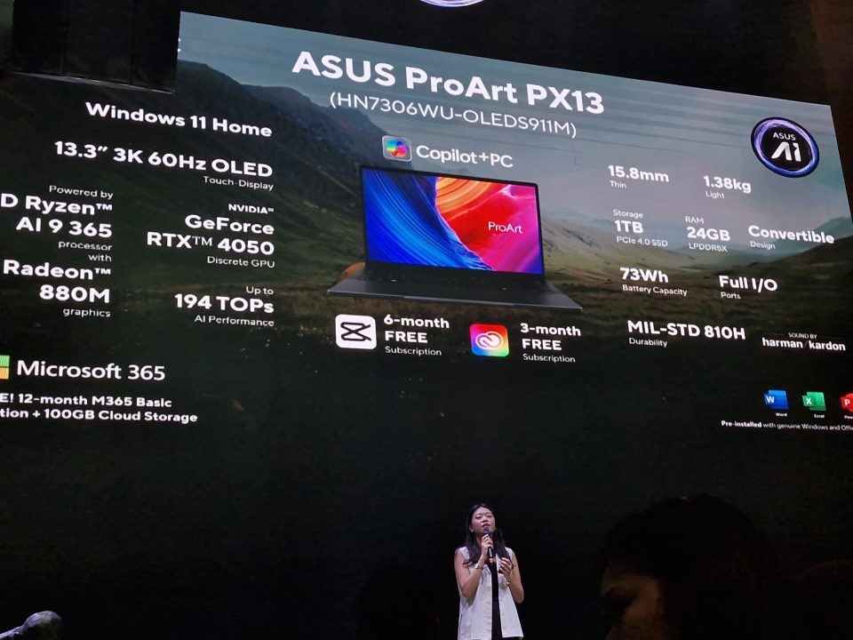 ASUS Resmi Luncurkan Dua Laptop AI ProArt: ProArt PX13 dan ProArt PZ13 3 ASUS ProArt PX13
