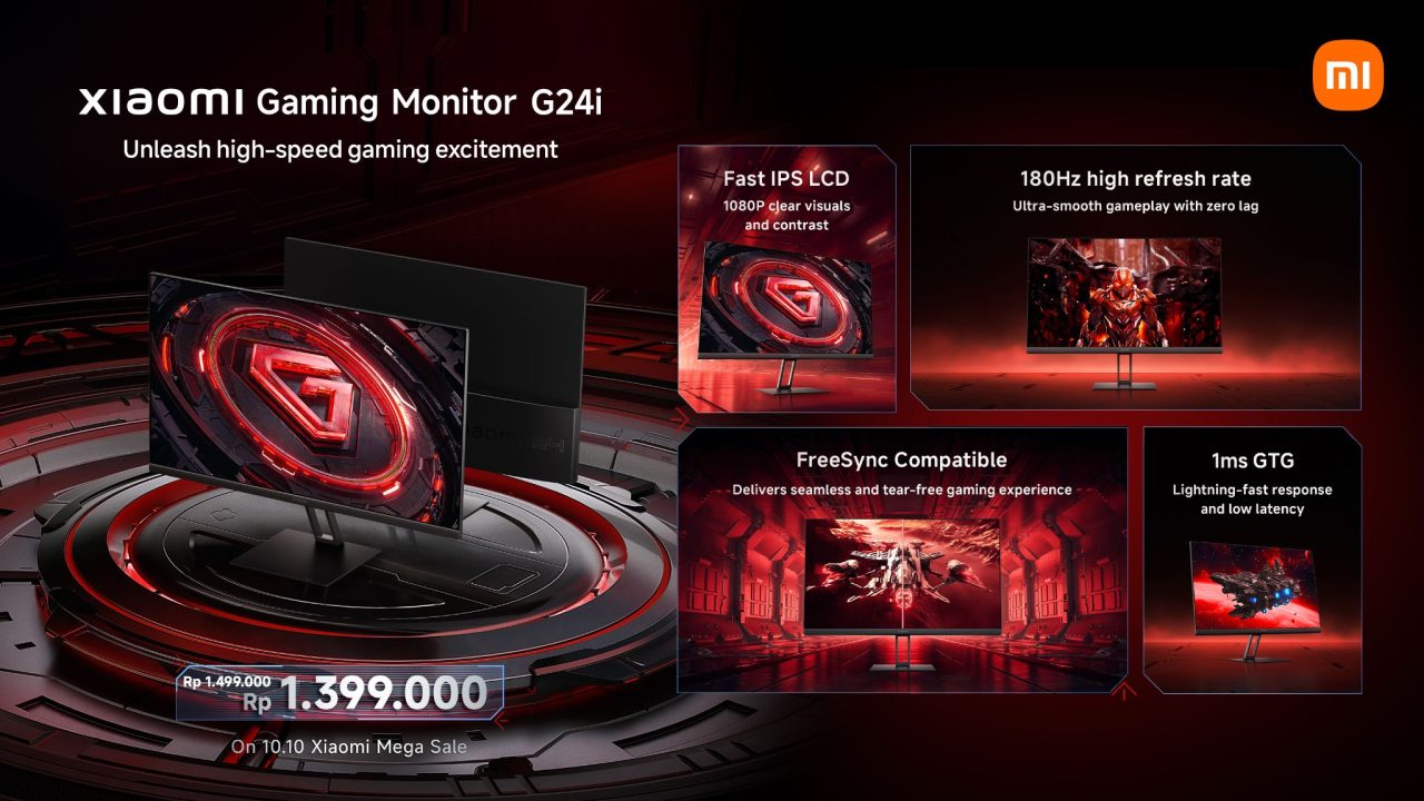 Xiaomi Luncurkan Monitor Gaming G27Qi dan G24i, 180Hz Mulai Rp 1 Jutaan 3 Monitor Gaming Xiaomi G24i