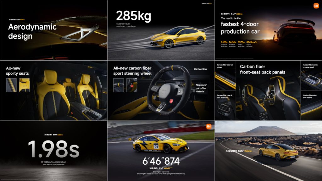 Xiaomi Kenalkan SU7 Ultra, Mobil Empat Pintu Terkencang di Dunia 2 Xiaomi SU7 Ultra features 1024x576 1