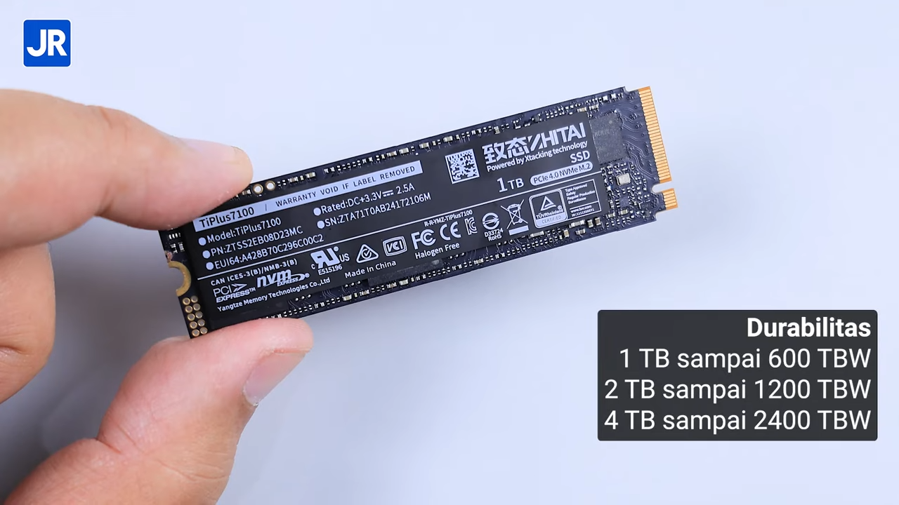 Review Zhitai TiPlus7100 1 TB: SSD Kencang Pakai Original NAND dengan Xtacking 3.0 10 Zhitai TiPlus7100 1 TB 10