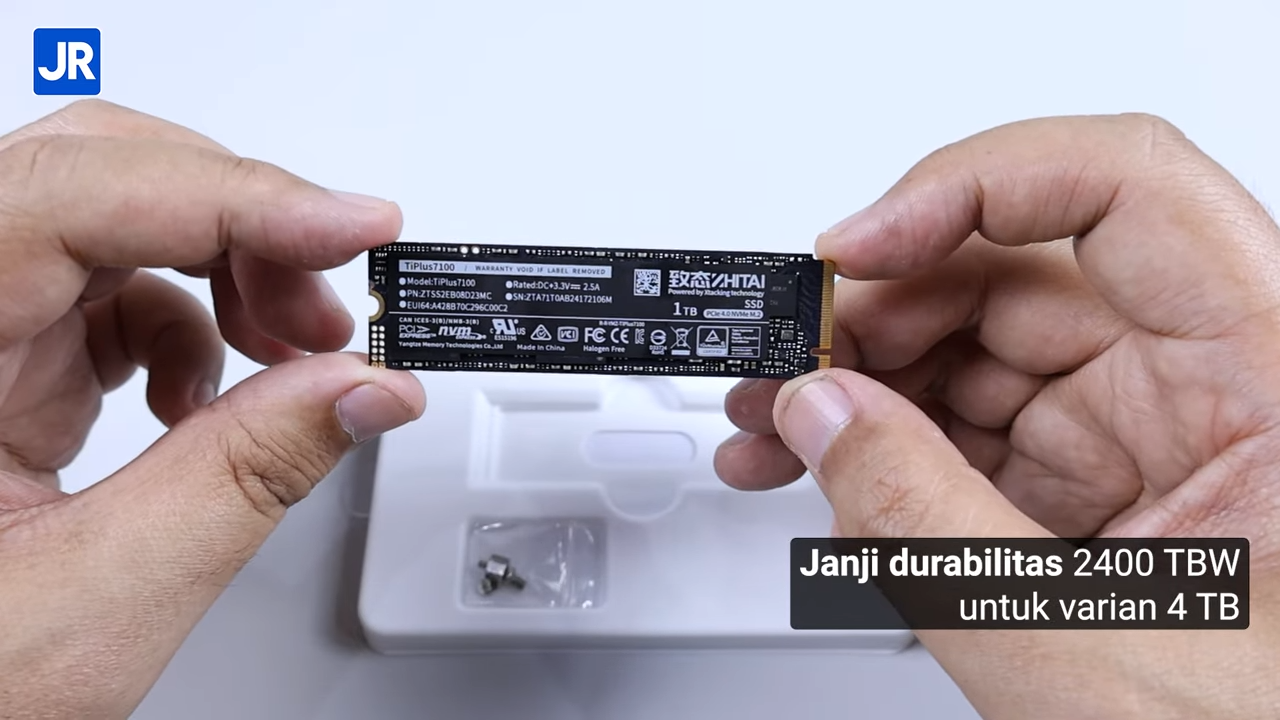 Review Zhitai TiPlus7100 1 TB: SSD Kencang Pakai Original NAND dengan Xtacking 3.0 2 Zhitai TiPlus7100 1 TB 2