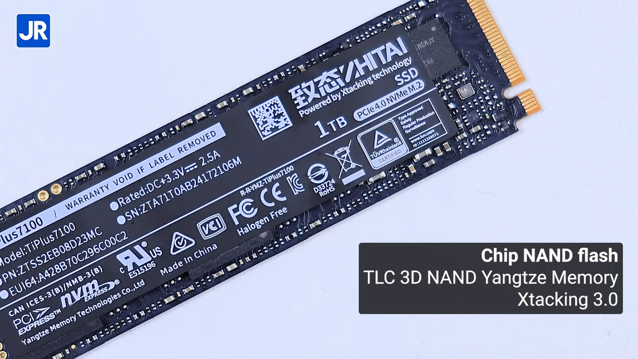 Review Zhitai TiPlus7100 1 TB: SSD Kencang Pakai Original NAND dengan Xtacking 3.0 9 Zhitai TiPlus7100 1 TB 9
