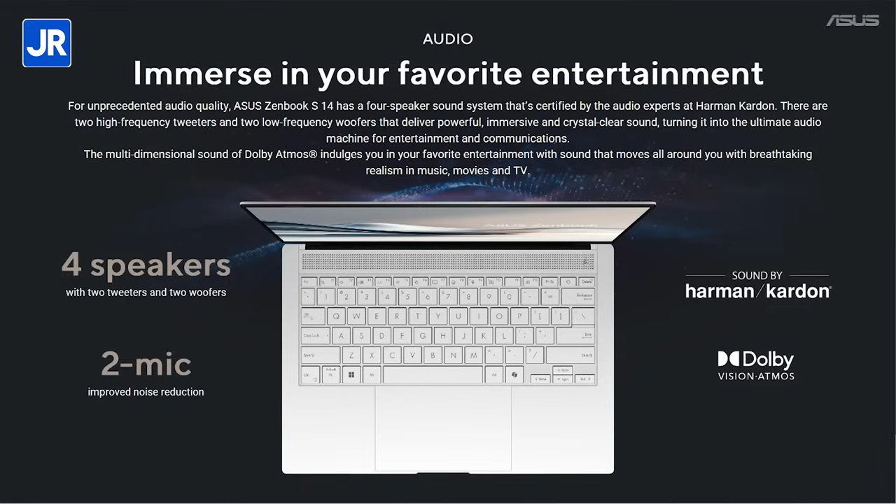 Review ASUS Zenbook S 14 OLED UX5406: Laptop Tipis, Ringan, Kencang, tapi Irit dengan Intel Lunar Lake 10 ASUS Zenbook S 14 OLED UX5406 19