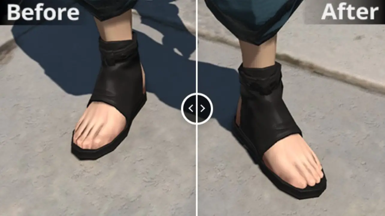 Patch Terbaru Final Fantasy XIV Perbaiki Detail Jari Kaki Saat Gunakan 118 Item Sendal 4 cec70afa95dc1b78f7d25d4b3341df1b