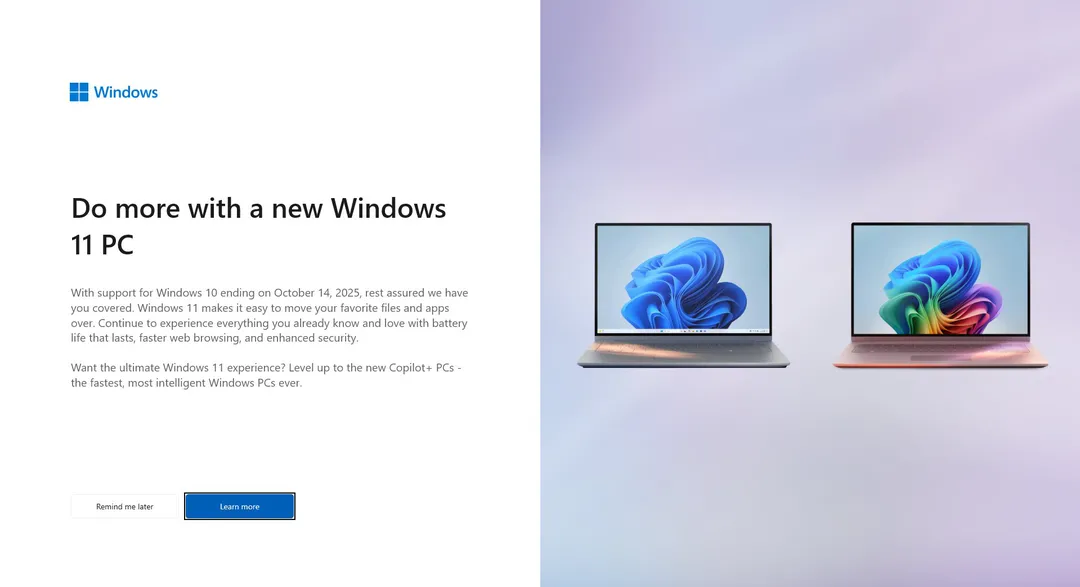 Paksa Pindah PC Windows 11, Pengguna PC Windows 10 Bakal Alami Iklan Layar Penuh 19 Microsoft Windows 11