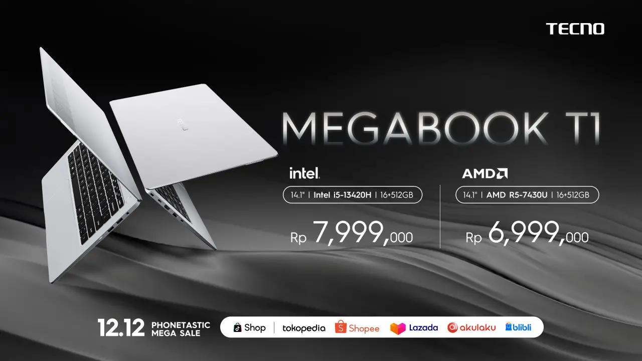  Megabook T1 Intel & AMD 