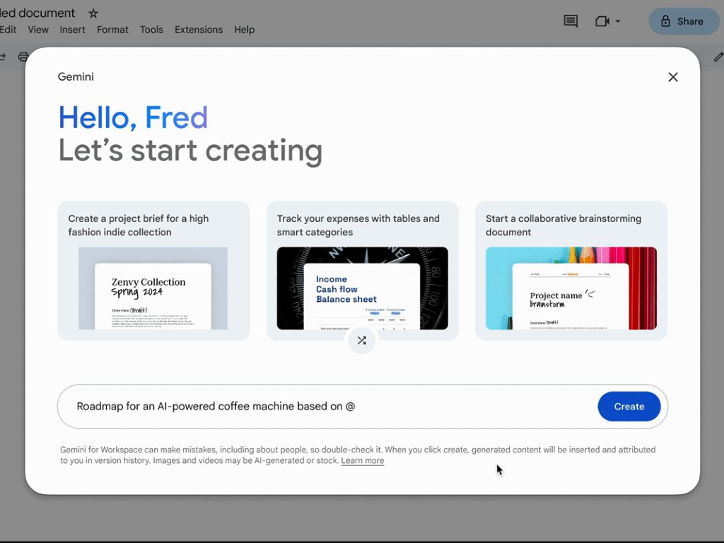 Google Docs Dapatkan Fitur AI  Google Docs Gemini 1