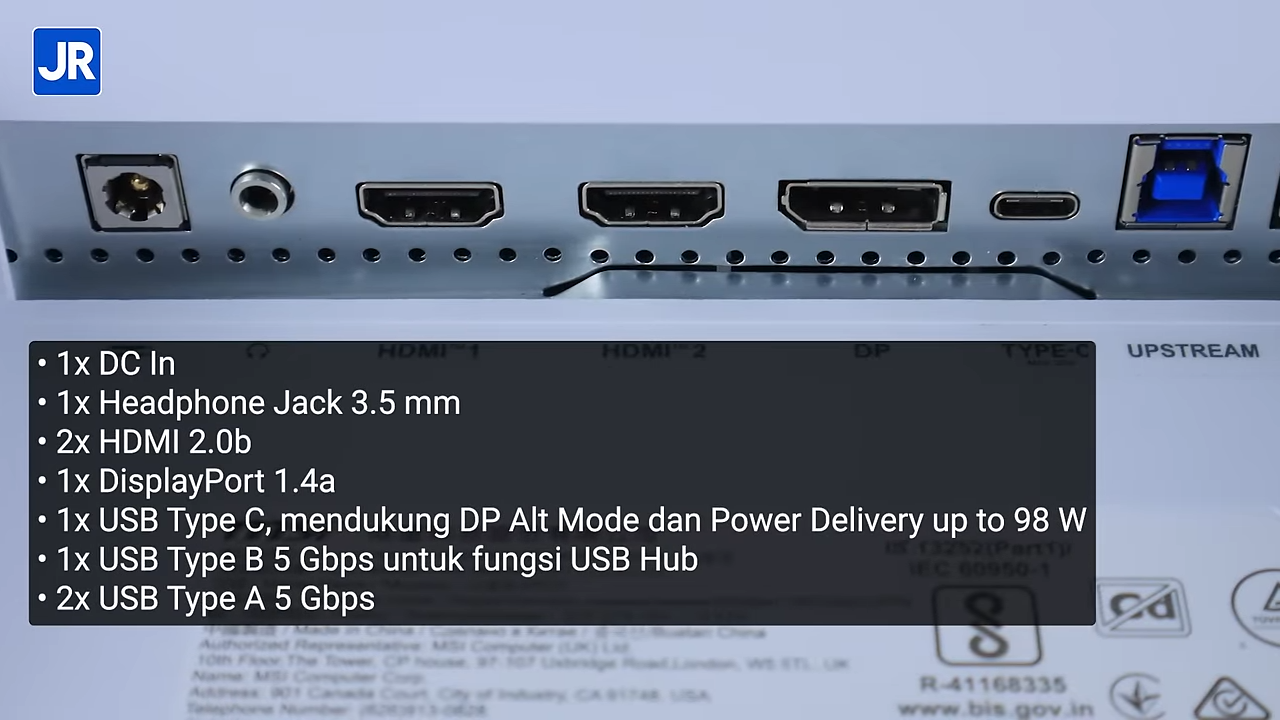 Review MSI Modern MD342CQPW: Monitor Ultrawide 21:9 dengan Konektor Lengkap, 120 Hz, Desain Elegan 12 MSI Modern MD342CQPW 13