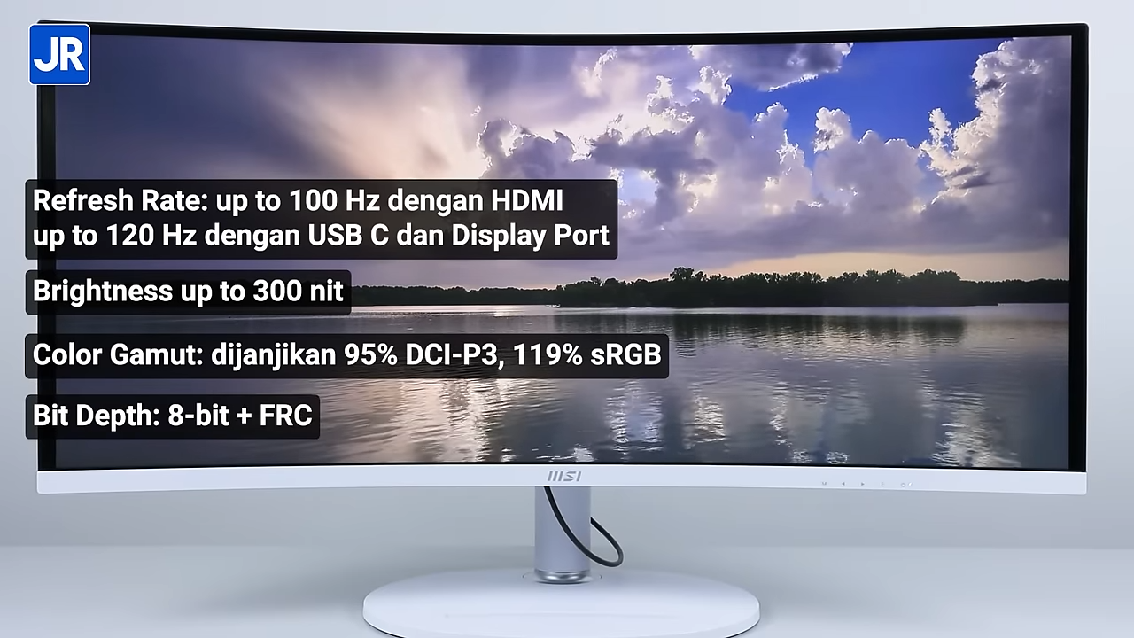 Review MSI Modern MD342CQPW: Monitor Ultrawide 21:9 dengan Konektor Lengkap, 120 Hz, Desain Elegan 15 MSI Modern MD342CQPW 17