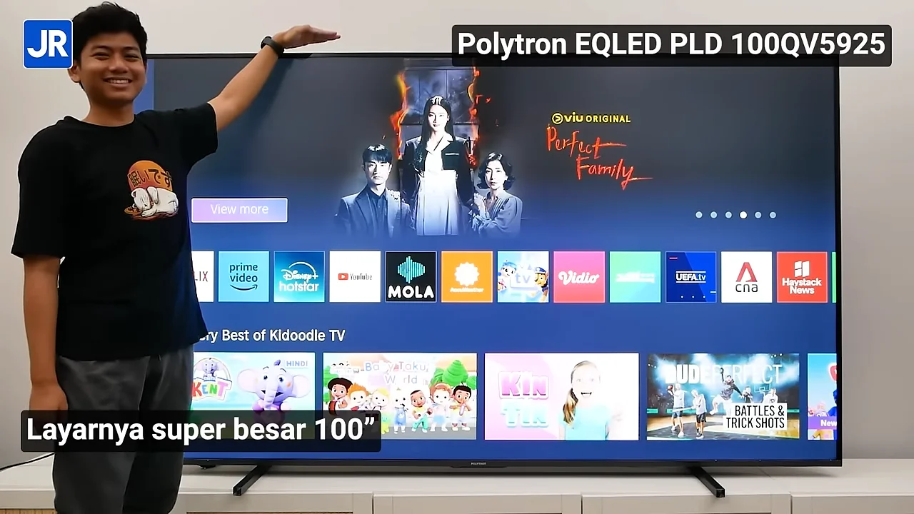 Review Polytron EQLED PLD 100QV5925: SmartTV Layar Super Besar 100 Polytron EQLED PLD 100QV5925 1