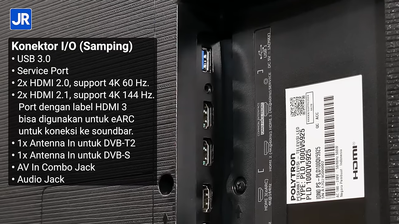 Review Polytron EQLED PLD 100QV5925: SmartTV Layar Super Besar 100 Polytron EQLED PLD 100QV5925 18