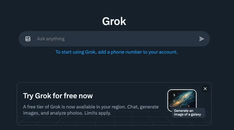 Grok AI di X Kini Bisa Dipakai Secara Gratis! 12 grok ai free