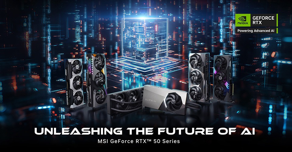 MSI Perkenalkan Jajaran GPU NVIDIA GeForce RTX 50 Series 5 MSI RTX 50 series