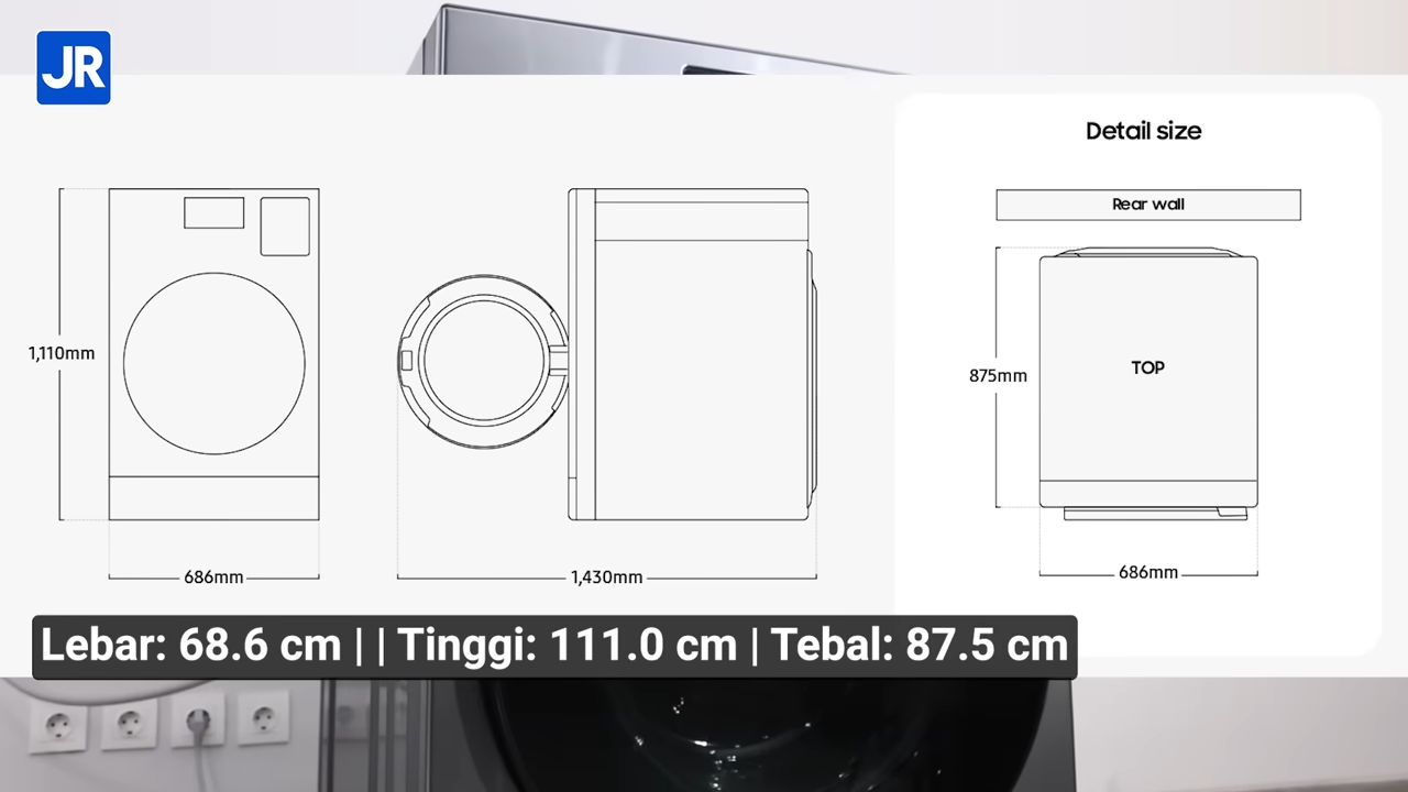 Review Samsung Bespoke AI Laundry Combo: Mesin Laundry AI, Kapasitas Besar, Kaya Fitur 5 Samsung Bespoke AI Laundry Combo 5