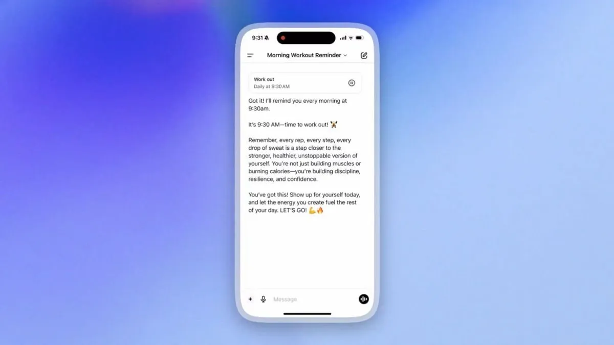 OpenAI Rilis Fitur Pengingat di ChatGPT 29 chatgpt task