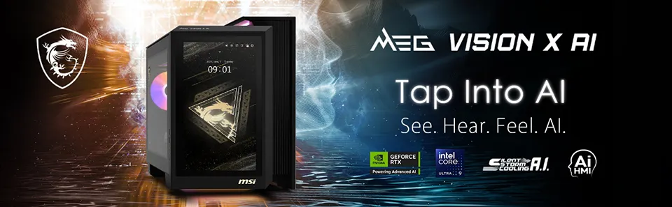 MSI MEG VISION X AI Gen 2, PC Desktop dengan Layar 13 Inci! 4 msi meg vision x ai