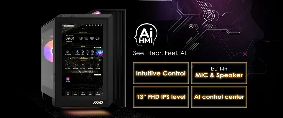 MSI MEG VISION X AI Gen 2, PC Desktop dengan Layar 13 Inci! 2 msi meg vision x ai 3