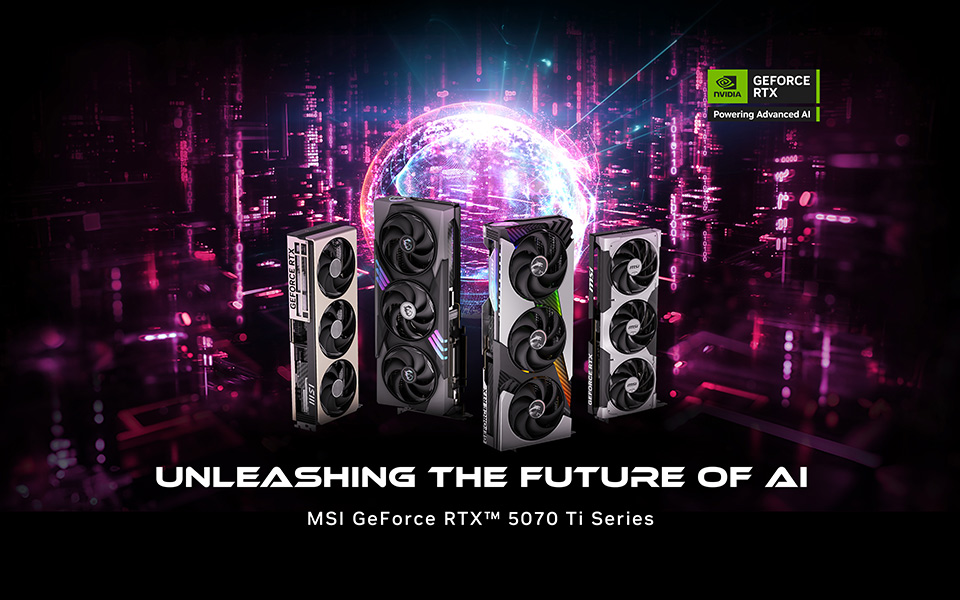 MSI Umumkan Line-Up GPU NVIDIA RTX 5070 Ti Series 2 MSI RTX 5070 Ti Series