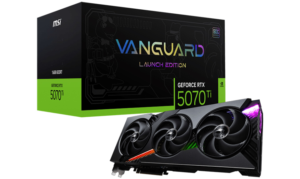 MSI RTX 5070 Ti Vanguard 