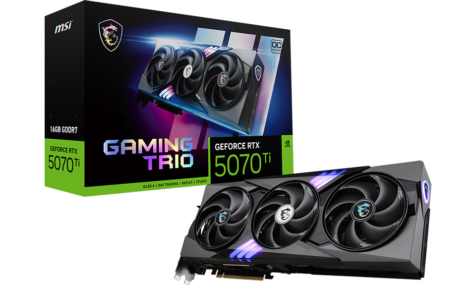 MSI RTX 5070 Ti Gaming Trio