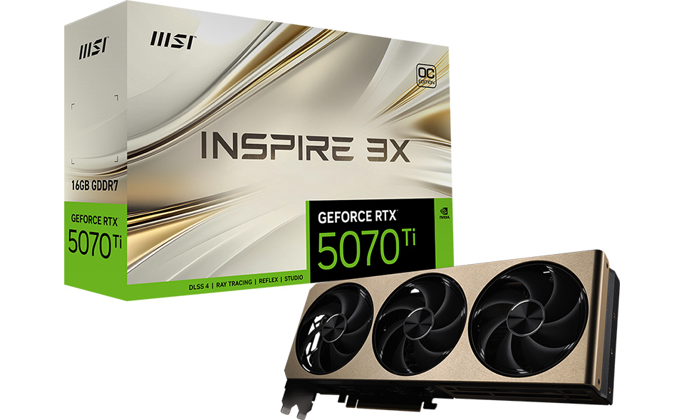 MSI RTX 5070 Ti Inspire