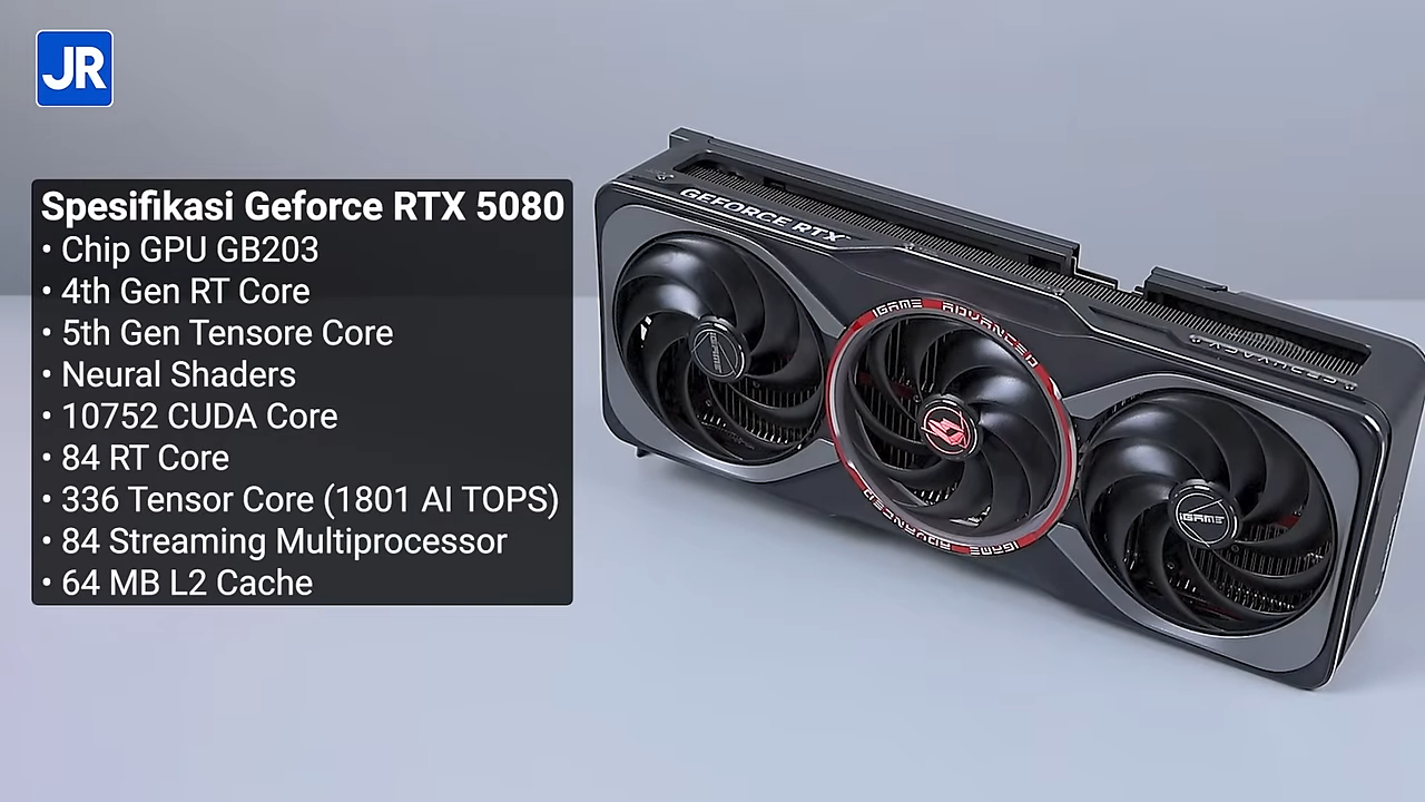 Review Colorful iGame GeForce RTX 5080 Advanced OC: Garang, Kencang untuk 4K, Dingin, dan Kaya Fitur 3 Colorful iGame GeForce RTX 5080 Advanced OC 3