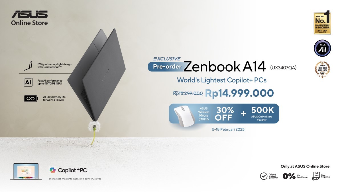 Pre-Order ASUS Zenbook A14